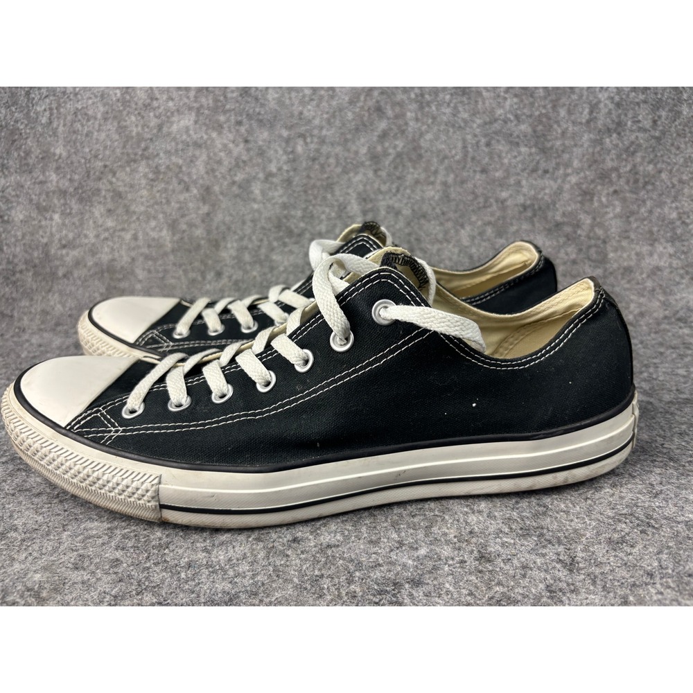 Converse Chuck Taylor All Star Mens Size 14 Black Low Top Canvas Sneakers